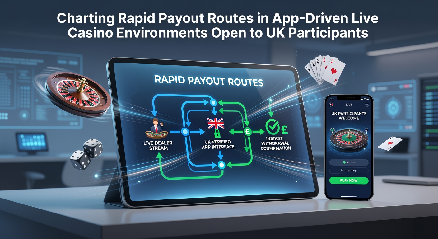 Mobile app interface showing live casino tables with payout tracking features for UK users