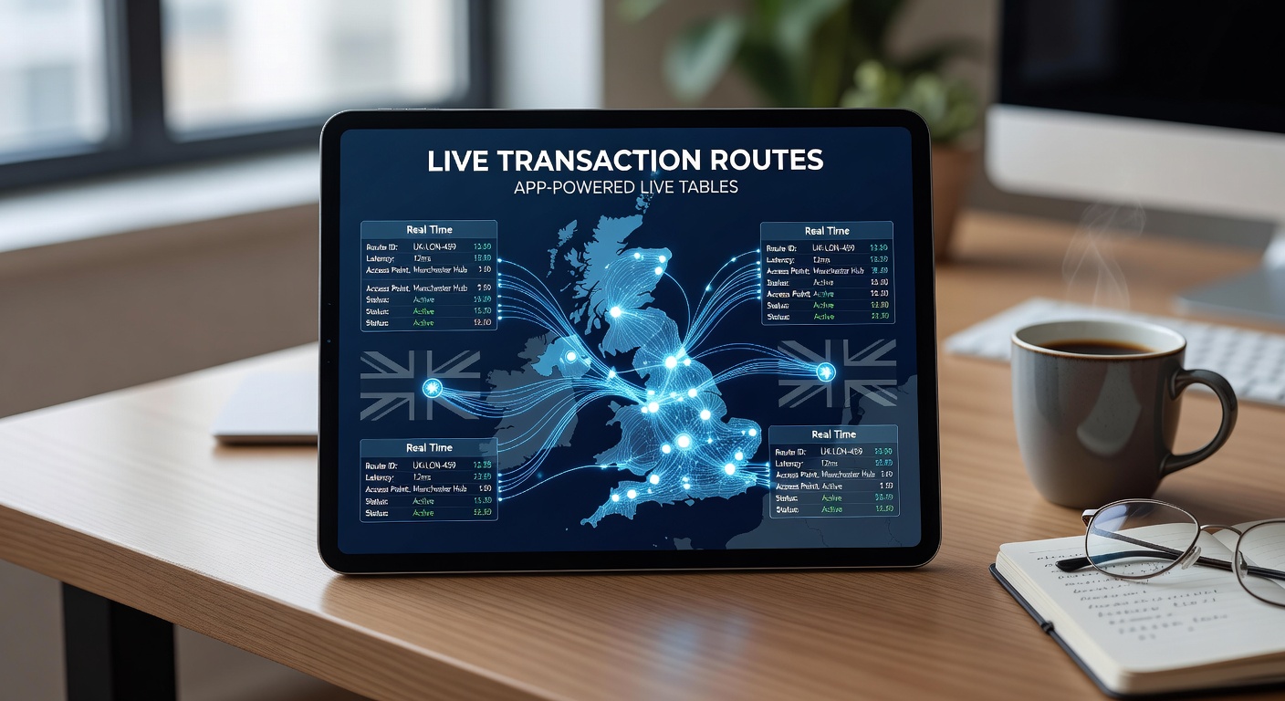 App interface showing live table games with integrated payment options for instant deposits