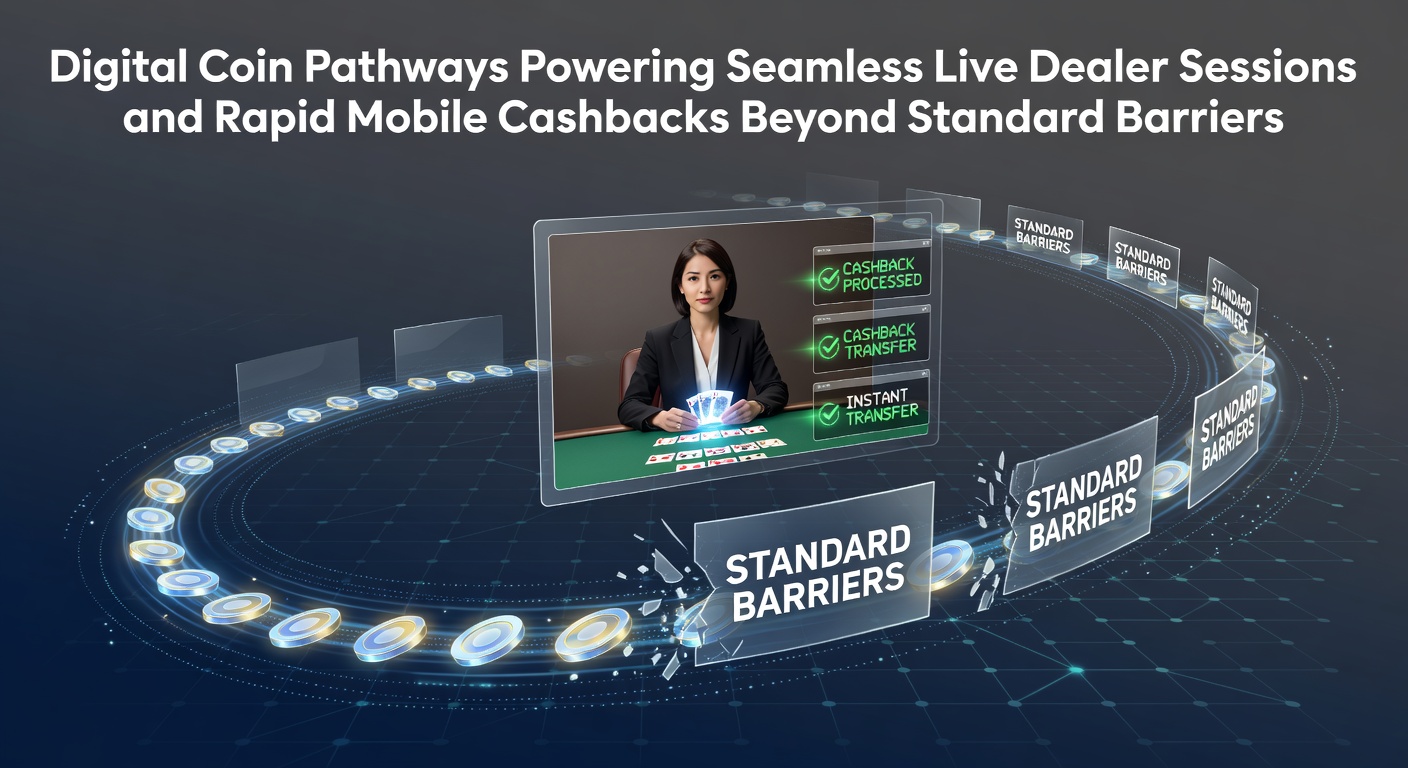 Digital coin pathways enabling seamless live dealer sessions and rapid mobile cashbacks