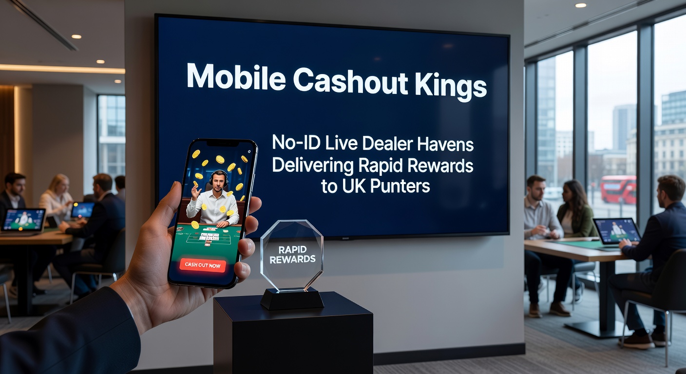 Close-up of a punter's hand holding a phone displaying live poker with cashout timer ticking down rapidly