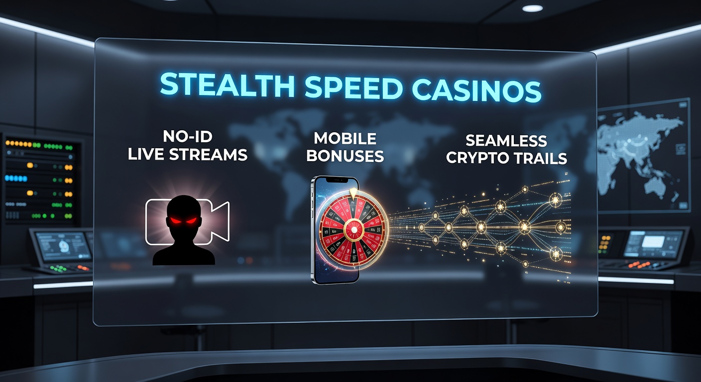 Dynamic screenshot of a live dealer streaming blackjack from a stealth casino platform, showing no-ID login and crypto wallet integration