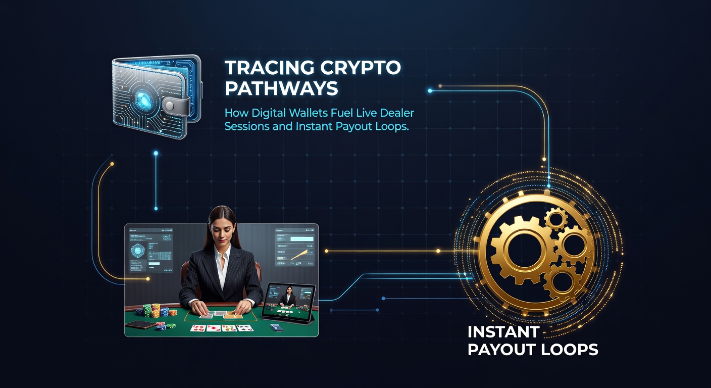 Network diagram showing crypto flows between mobile apps, live dealer servers, and payout confirmation points